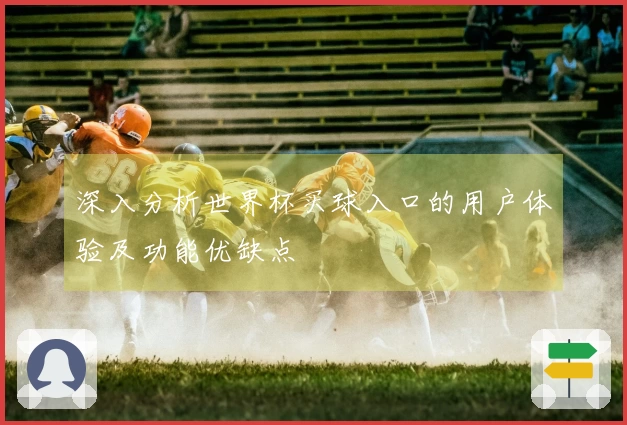 深入分析世界杯买球入口的用户体验及功能优缺点